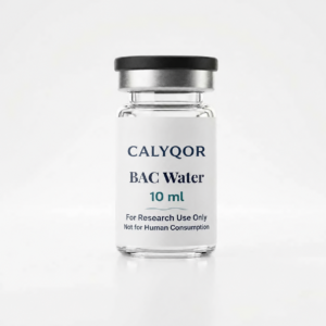 Bacteriostatic Water 10ml. For in-vitro laboratory use only.